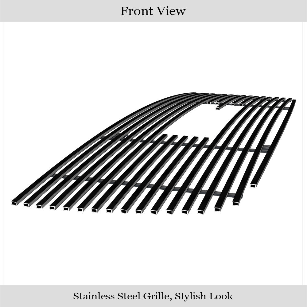 Stainless Steel Main Upper Black Stainless Steel Billet Grille 2003-2025 GMC Savana GR07FED76J