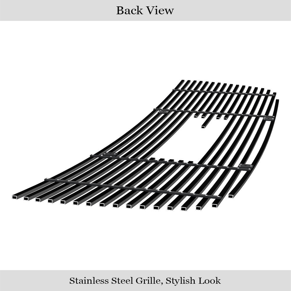 Stainless Steel Main Upper Black Stainless Steel Billet Grille 2003-2025 GMC Savana GR07FED76J