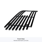 Stainless Steel Main Upper Black Stainless Steel Billet Grille 1998-2003 GMC Jimmy With Logo Show/1998-2003 GMC Sonoma With Logo Show GR07FEG73J