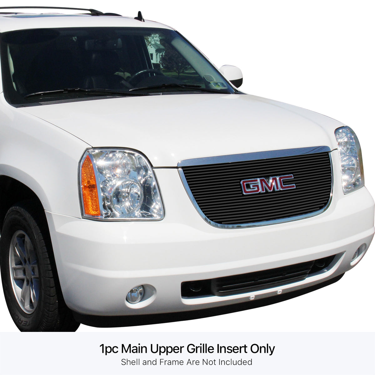 Stainless Steel Main Upper Black Stainless Steel Billet Grille 2007-2014 GMC Yukon Not For Hybrid/2007-2014 GMC Yukon XL Not For Hybrid GR07FEG78J