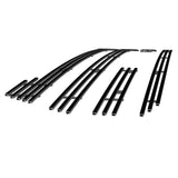 Stainless Steel Main Upper Black Stainless Steel Billet Grille 2019-2021 GMC Sierra 1500 SLE/ 2019-2021 GMC Sierra 1500 Elevation GR07FEJ33J