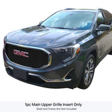 Stainless Steel Main Upper Black Stainless Steel Billet Grille 2018-2021 GMC Terrain Nor for Denali Logo Show GR07FFD18J