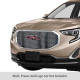 Stainless Steel Main Upper Stainless Steel Billet Grille 2018-2021 GMC Terrain Nor for Denali Logo Show GR07FFD18S