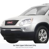 Stainless Steel Main Upper Black Stainless Steel Billet Grille 2007-2012 GMC Acadia GR07FFE15J