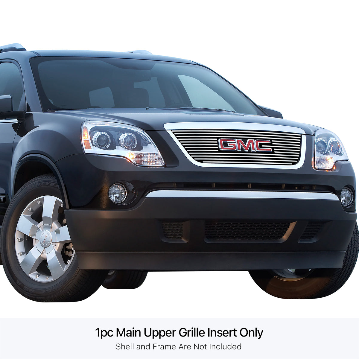 Stainless Steel Main Upper Stainless Steel Billet Grille 2007-2012 GMC Acadia GR07FFE15S