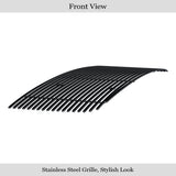 Stainless Steel Main Upper Black Stainless Steel Billet Grille 2007-2010 GMC Sierra 2500 HD /2007-2010 GMC Sierra 3500 HD GR07FFE22J