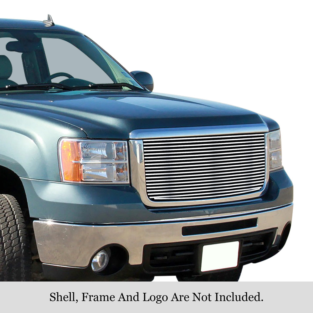 Stainless Steel Main Upper Stainless Steel Billet Grille 2007-2010 GMC Sierra 2500 HD /2007-2010 GMC Sierra 3500 HD GR07FFE22S