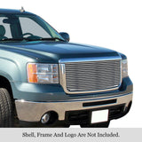 Stainless Steel Main Upper Stainless Steel Billet Grille 2007-2010 GMC Sierra 2500 HD /2007-2010 GMC Sierra 3500 HD GR07FFE22S