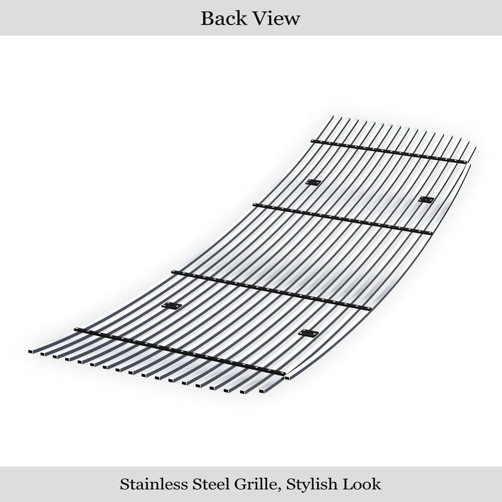 Stainless Steel Main Upper Stainless Steel Billet Grille 2007-2010 GMC Sierra 2500 HD /2007-2010 GMC Sierra 3500 HD GR07FFE22S