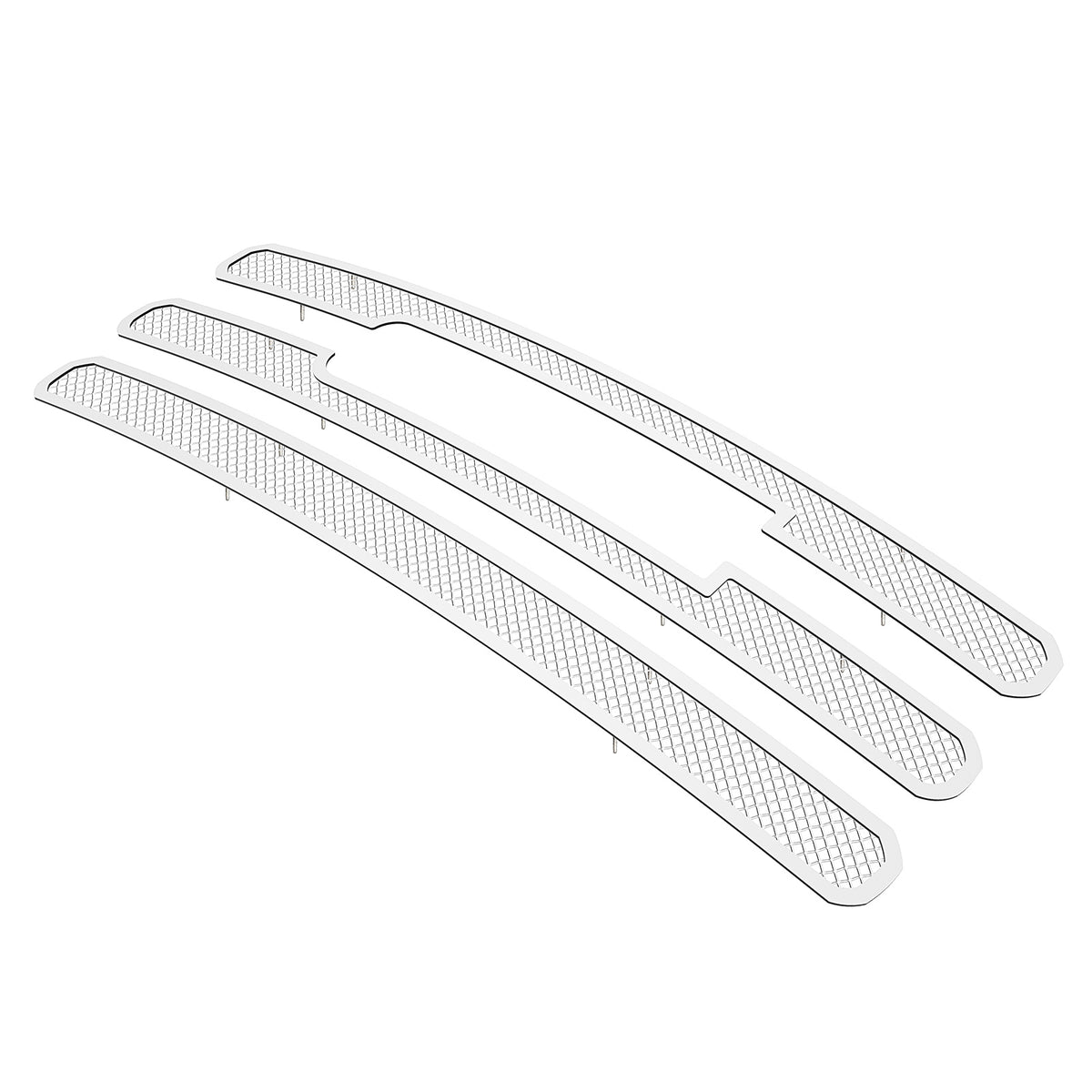 Stainless Steel Main Upper Mesh Grille 2013-2016 GMC Acadia SLE With Logo Show GR07GEI75T