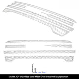 Stainless Steel Main Upper Mesh Grille 2019-2021 GMC Sierra 1500 SLE/ 2019-2021 GMC Sierra 1500 Elevation GR07GEJ33S