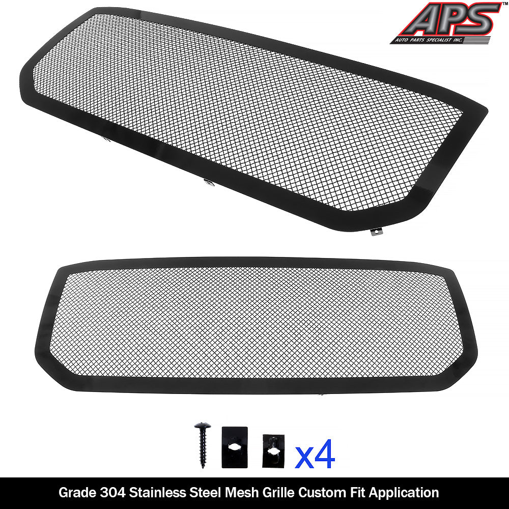 Stainless Steel Main Upper Black Wire Mesh Grille 2015-2020 GMC Yukon/2015-2020 GMC Yukon Denali GR07GFC28H