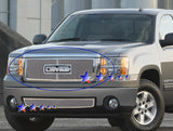 Stainless Steel Main Upper Mesh Grille 2007-2013 GMC Sierra 1500 /2007-2010 GMC Sierra Denali New Body With Logo Show GR07GFD74T