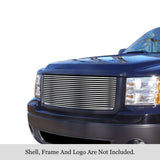 Stainless Steel Main Upper Stainless Steel Billet Grille 2007-2013 GMC Sierra 1500 GR07HEB64S