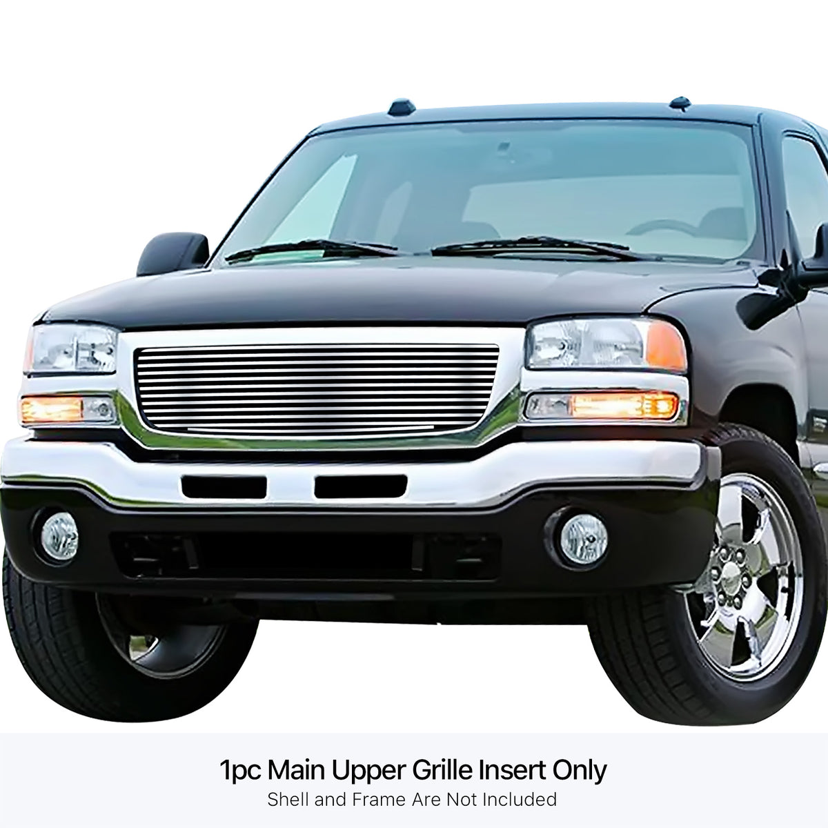 Stainless Steel Main Upper Stainless Steel Billet Grille GMC Sierra 1500\GMC Sierra 1500 HD\GMC Sierra 2500\GMC Sierra 2500 HD\GMC Sierra 3500 GR07HEC71S