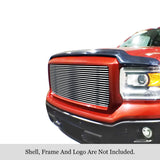 Stainless Steel Main Upper Stainless Steel Billet Grille 2014-2015 GMC Sierra 1500 GR07HEI73S