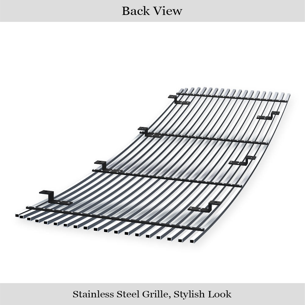 Stainless Steel Main Upper Stainless Steel Billet Grille 2014-2015 GMC Sierra 1500 GR07HEI73S