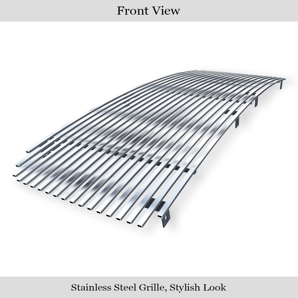 Stainless Steel Main Upper Stainless Steel Billet Grille 2013-2016 GMC Acadia With Logo Cover GR07HEI74S
