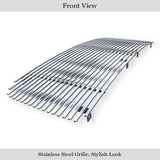 Stainless Steel Main Upper Stainless Steel Billet Grille 2013-2016 GMC Acadia With Logo Cover GR07HEI74S