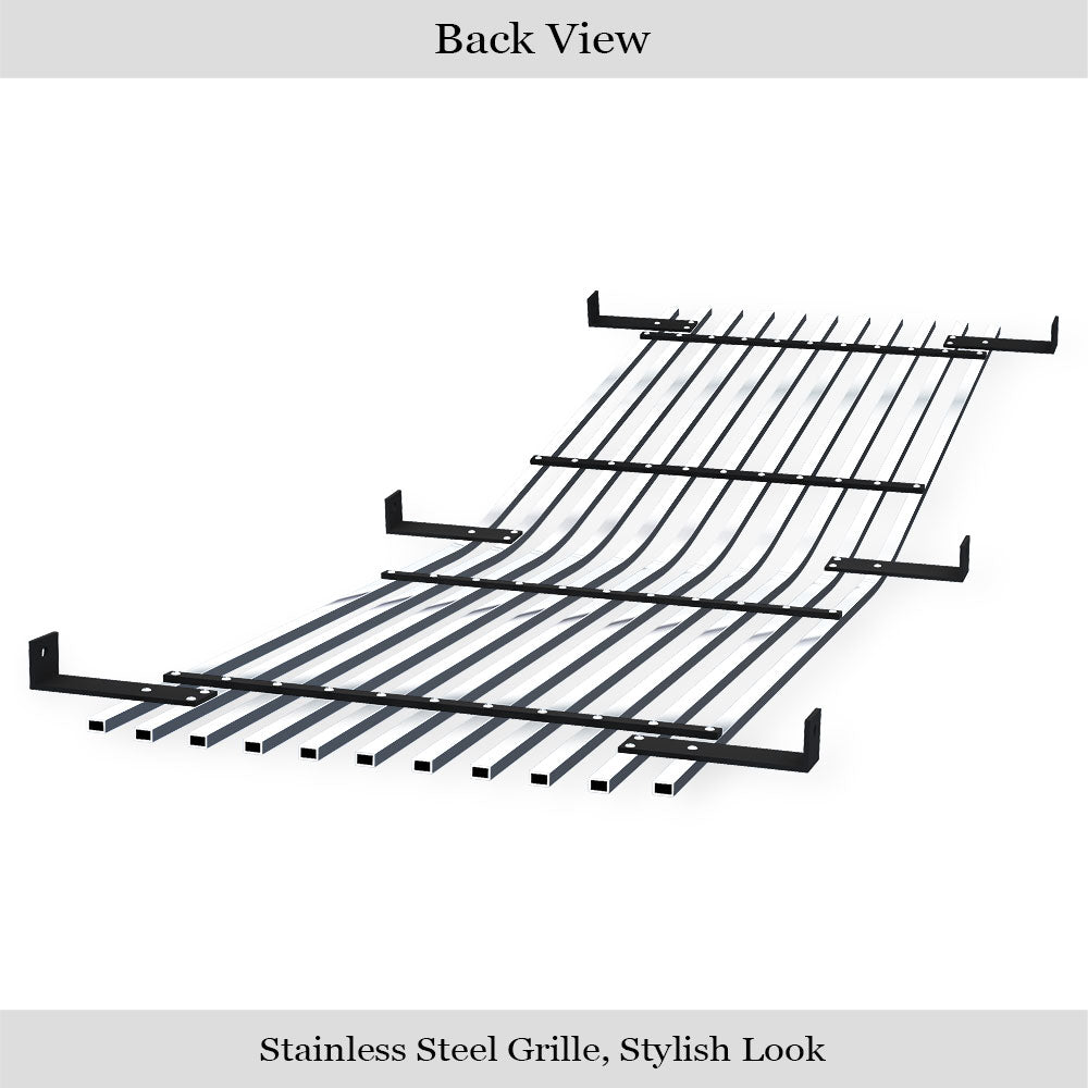 Stainless Steel Main Upper Stainless Steel Billet Grille 1988-1993 GMC Sierra /1990-1993 GMC Suburban Composite Plastic Lights/1992-1993 GMC Yukon GR07HEJ10S