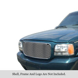 Stainless Steel Main Upper Stainless Steel Billet Grille 1998-2000 GMC Yukon Denali GR07HEJ67S