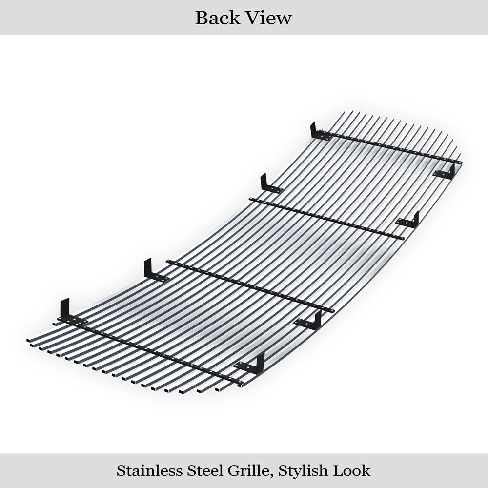 Stainless Steel Main Upper Stainless Steel Billet Grille 2015-2020 GMC Yukon/2015-2020 GMC Yukon Denali GR07HFC28S