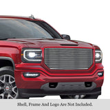 Stainless Steel Main Upper Stainless Steel Billet Grille 2016-2018 GMC Sierra 1500 GR07HFC62S
