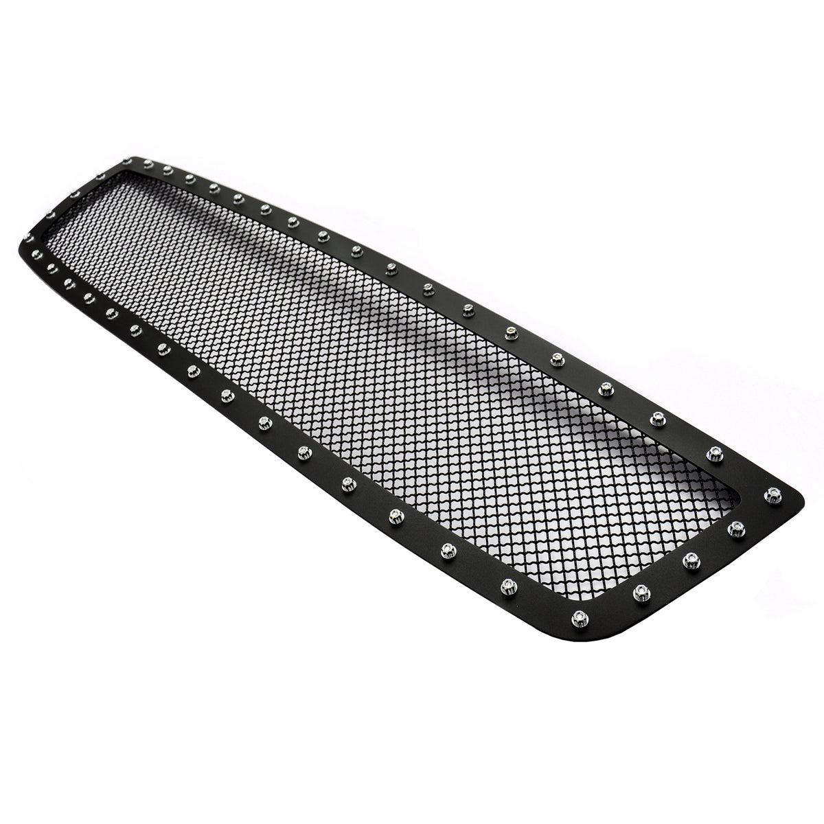 Stainless Steel Main Upper Rivet Grille 2003-2006 GMC Sierra 1500 (Not For C3 Model) Logo Covered GR07LEA56H