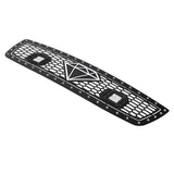 Stainless Steel Main Upper Sheet Grille 2003-2006 GMC Sierra 1500 (Not For C3 Model) Logo Covered GR07LEA56L