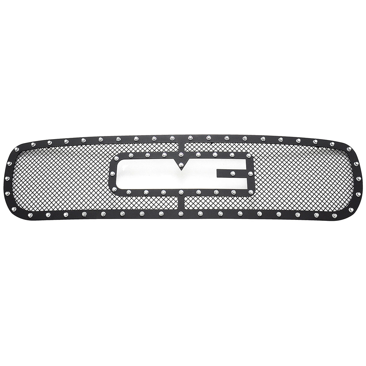 Stainless Steel Main Upper Rivet Grille GMC Sierra 1500\GMC Sierra 1500 HD\GMC Sierra 2500\GMC Sierra 2500 HD\GMC Sierra 3500\GMC Yukon GR07LEG03H