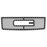 Stainless Steel Main Upper Rivet Grille 2007-2013 GMC Sierra 1500 /2007-2010 GMC Sierra Denali New Body With Logo Show GR07LFD74H