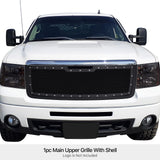 PE + Stainless Steel Main Upper Package Grille 2007-2013 GMC Sierra 1500 /2007-2010 GMC Sierra Denali New Body With Logo Show GR07PFD74H