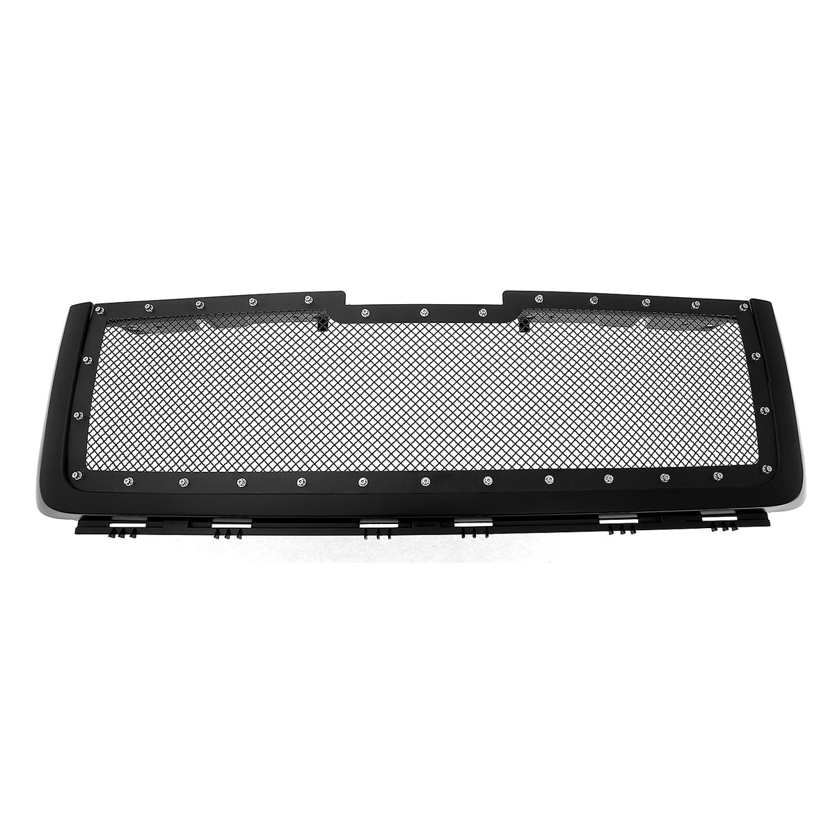PE + Stainless Steel Main Upper Package Grille 2007-2013 GMC Sierra 1500 /2007-2010 GMC Sierra Denali New Body With Logo Show GR07PFD74H