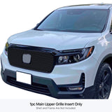 Stainless Steel Main Upper Black Stainless Steel Billet Grille 2021-2023 Honda Ridgeline Not For HPD Grille GR08FEA87J