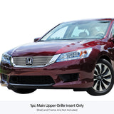 Stainless Steel Main Upper Stainless Steel Billet Grille 2013-2015 Honda Accord Sedan GR08FEI16S