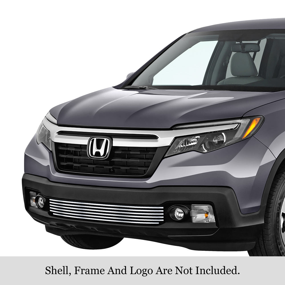 Stainless Steel Lower Bumper Stainless Steel Billet Grille 2017-2020 Honda Ridgeline GR08FEJ05S