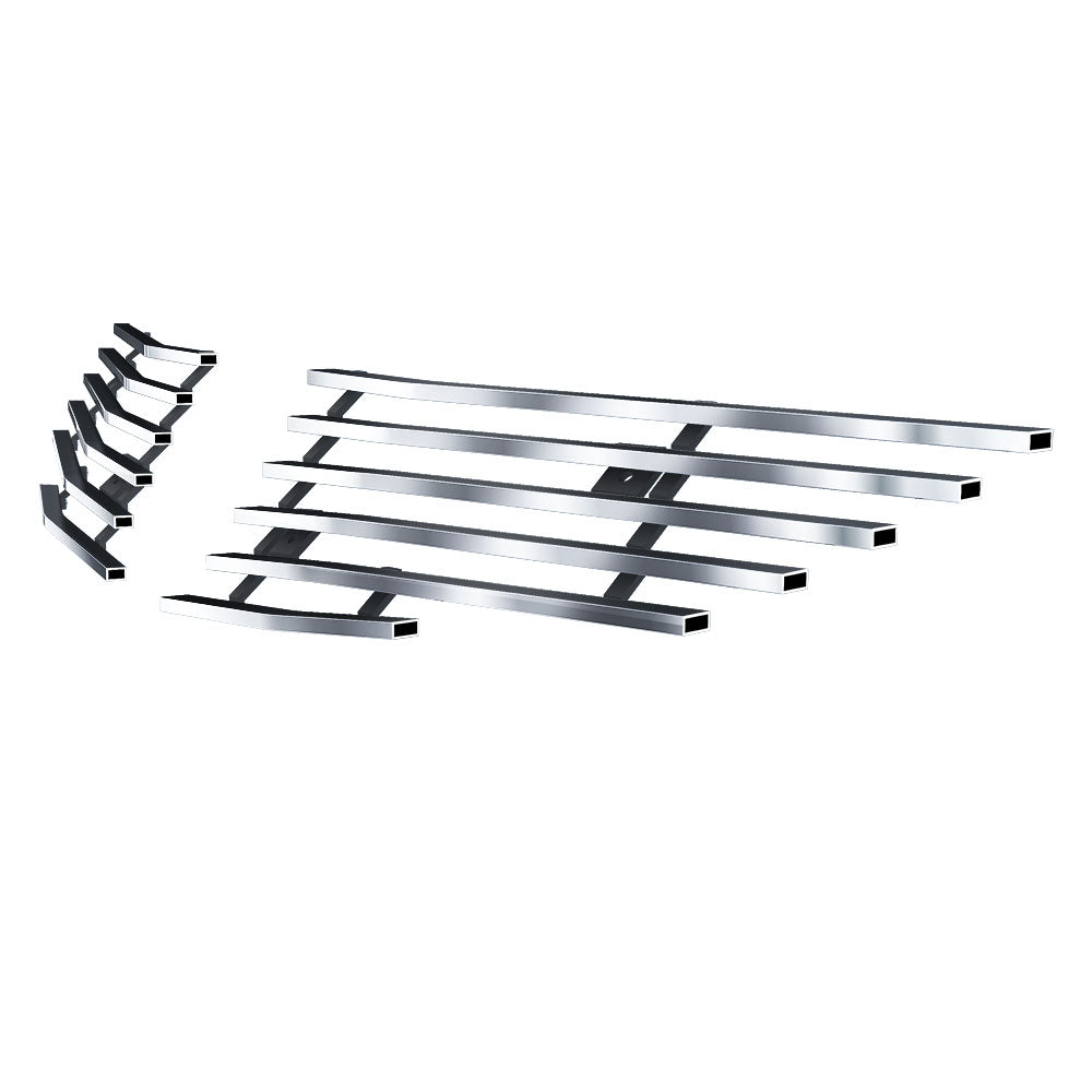 Stainless Steel Main Upper Stainless Steel Billet Grille 2012-2013 Honda Fit Base Model with logo show GR08FFD24C