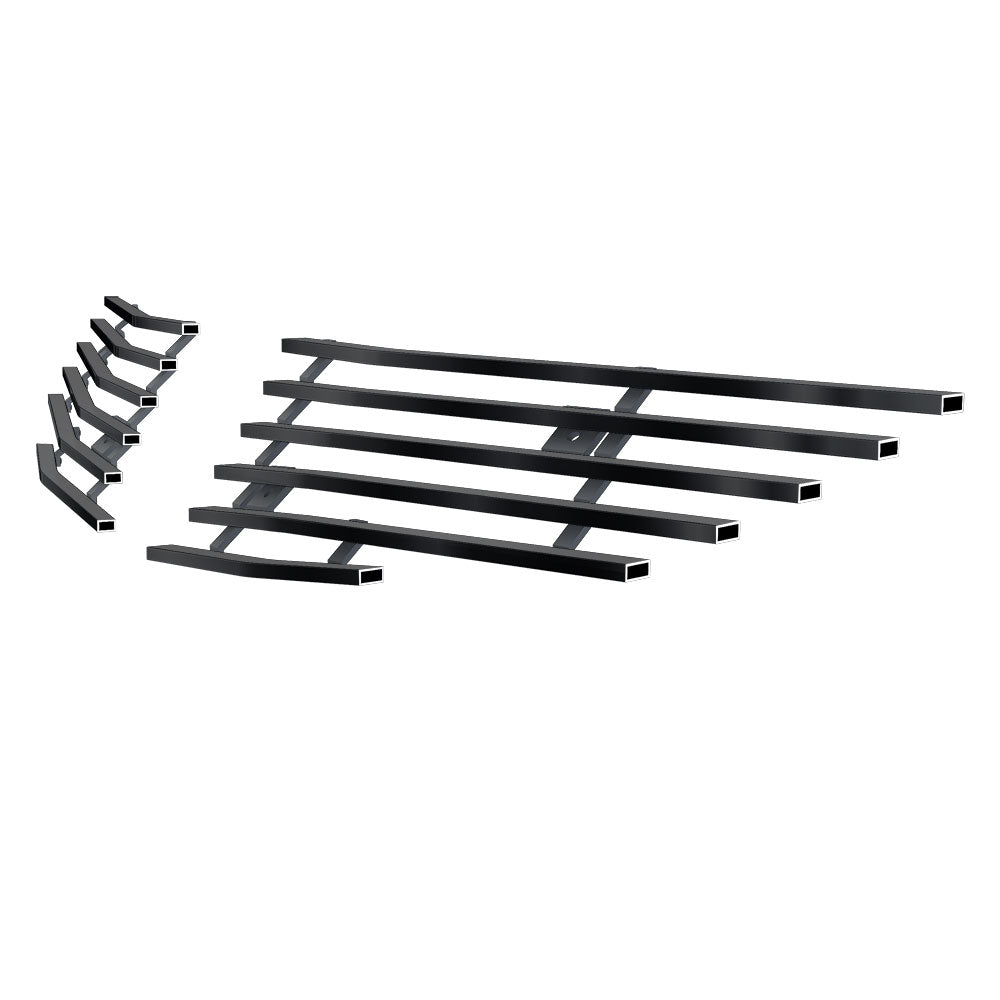 Stainless Steel Main Upper Black Stainless Steel Billet Grille 2012-2013 Honda Fit Base Model with logo show GR08FFD24J