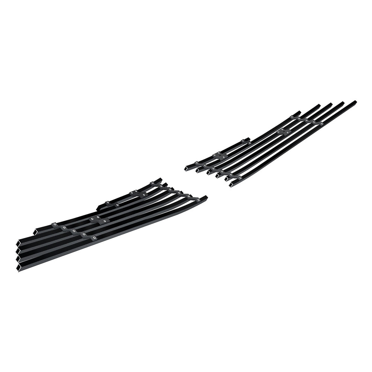Stainless Steel Main Upper Black Stainless Steel Billet Grille 2012-2013 Honda Fit Sport With Logo Show GR08FFD26J