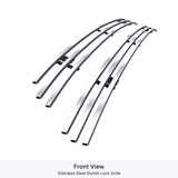 Stainless Steel Lower Bumper Stainless Steel Billet Grille 2009-2011 Honda Civic Sedan/2009-2011 Honda Civic Hybrid Sedan GR08FFG68C