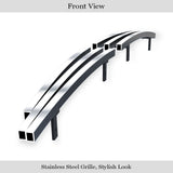 Stainless Steel Main Upper Stainless Steel Billet Grille 2003-2005 Honda Accord Sedan GR08FGA03S