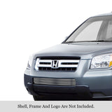 Stainless Steel Lower Bumper Stainless Steel Billet Grille 2006-2008 Honda Pilot GR08FGA30S