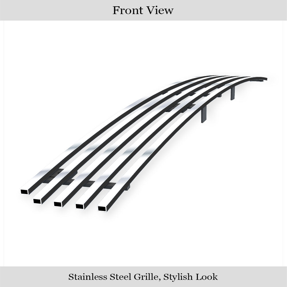 Stainless Steel Lower Bumper Stainless Steel Billet Grille 2006-2008 Honda Pilot GR08FGA30S