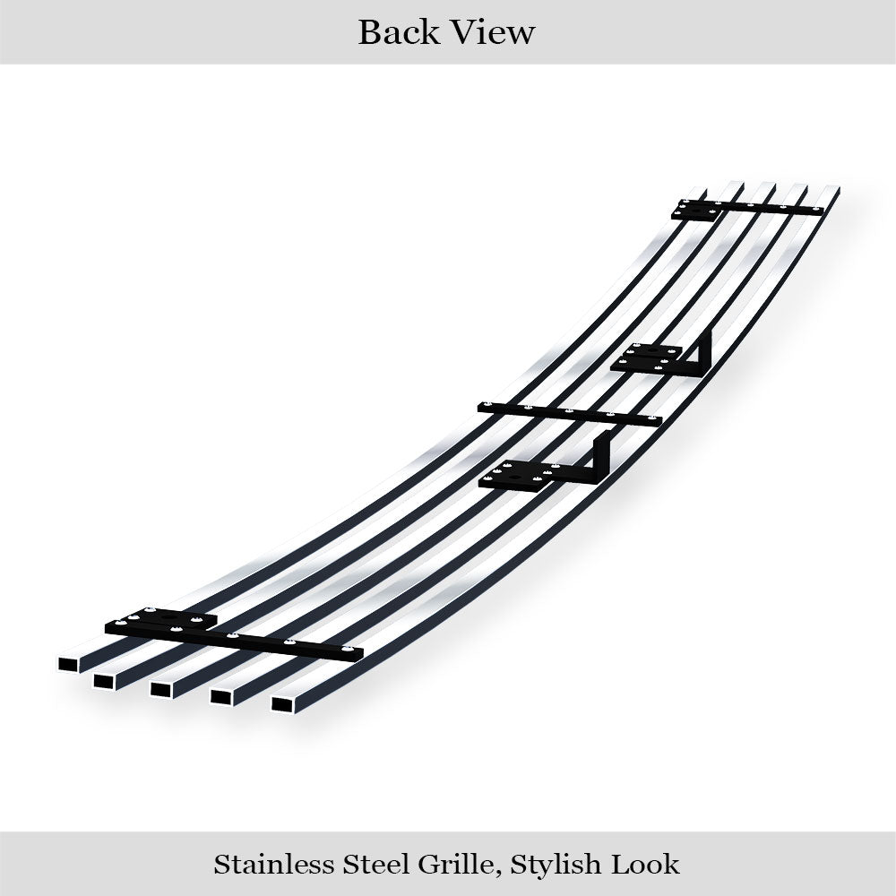 Stainless Steel Lower Bumper Stainless Steel Billet Grille 2006-2008 Honda Pilot GR08FGA30S