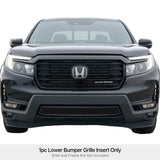Stainless Steel Lower Bumper Black Wire Mesh Grille 2021-2025 Honda Ridgeline GR08GEA89K