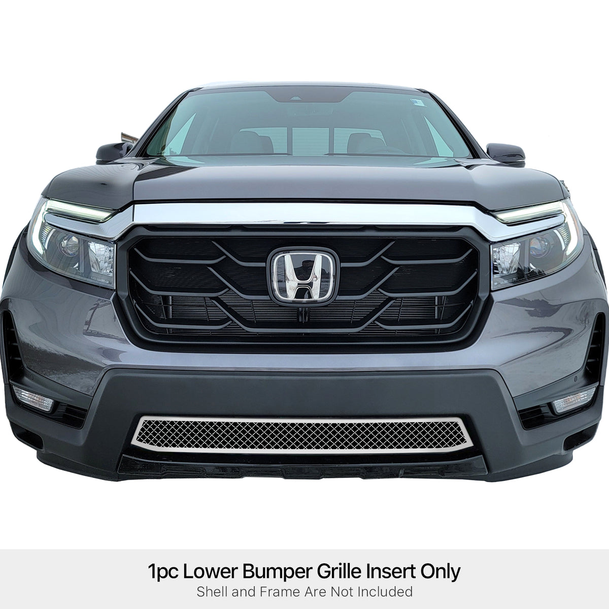 Stainless Steel Lower Bumper Mesh Grille 2021-2025 Honda Ridgeline GR08GEA89S