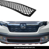 Stainless Steel Lower Bumper Black Wire Mesh Grille 2017-2020 Honda Ridgeline GR08GEJ05K