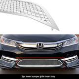 Stainless Steel Lower Bumper Mesh Grille 2016-2017 Honda Accord Sedan GR08GFC51T