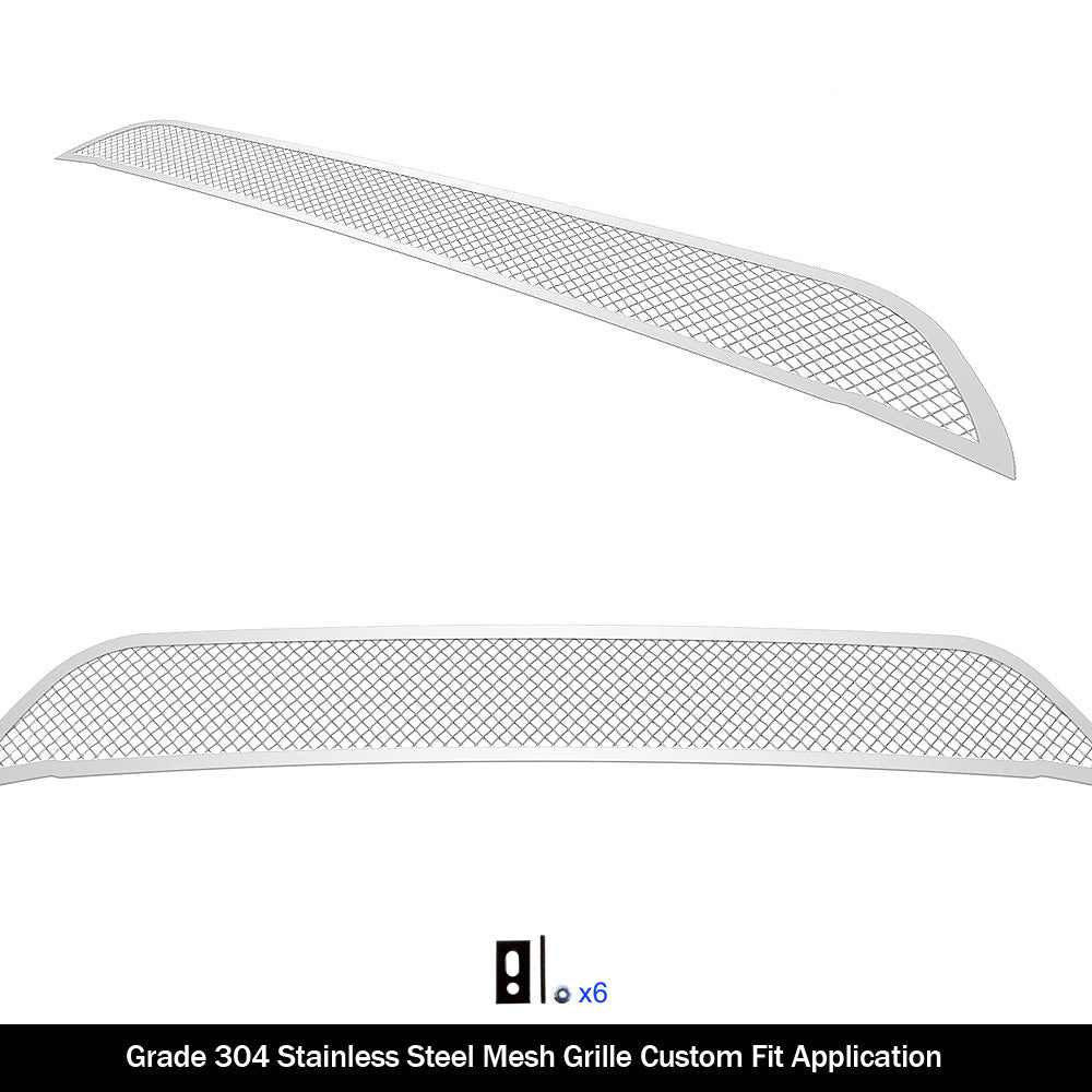 Stainless Steel Lower Bumper Mesh Grille 2016-2017 Honda Accord Sedan GR08GFC51T