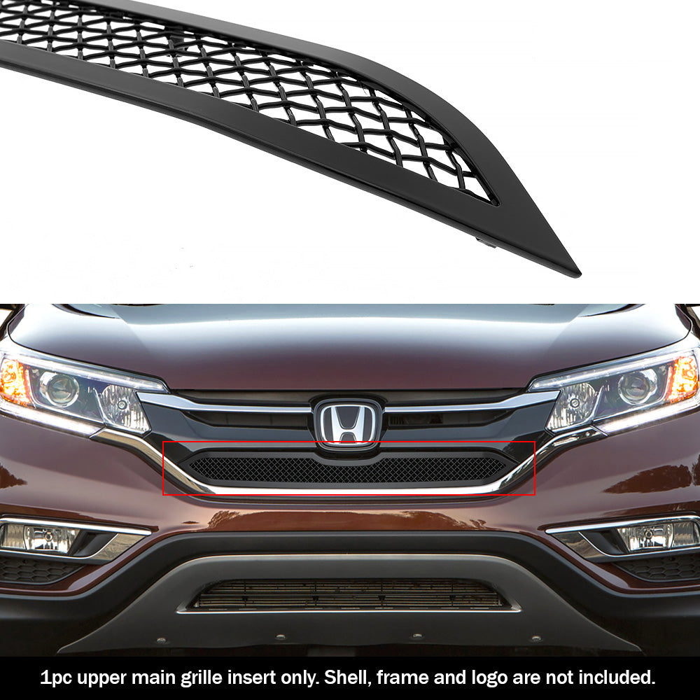 Stainless Steel Main Upper Black Wire Mesh Grille 2015-2016 Honda CR-V GR08GFD21H